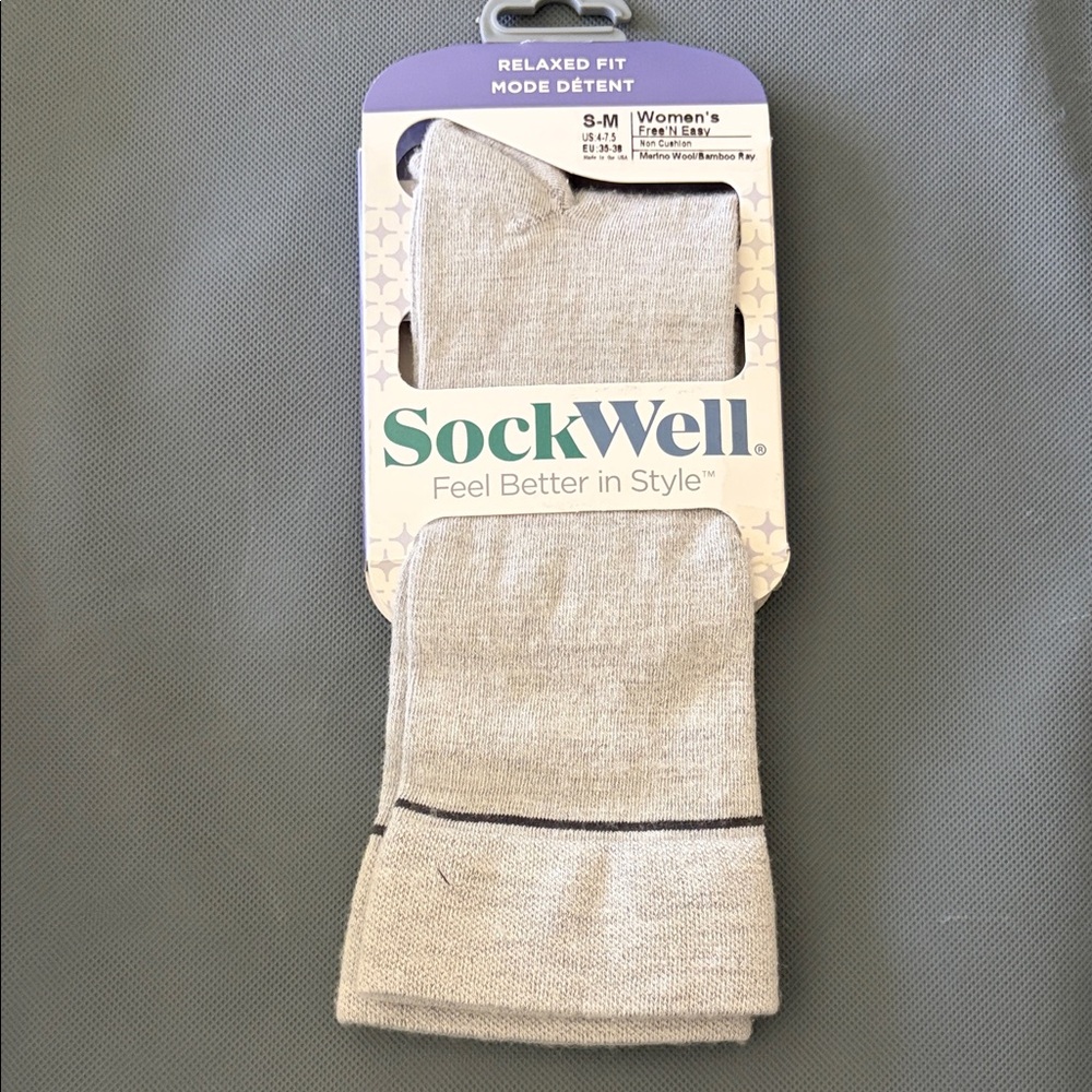 Sockwell Women's Relaxed Mode Fit Supportive Everyday Comfort Non Cushion (New